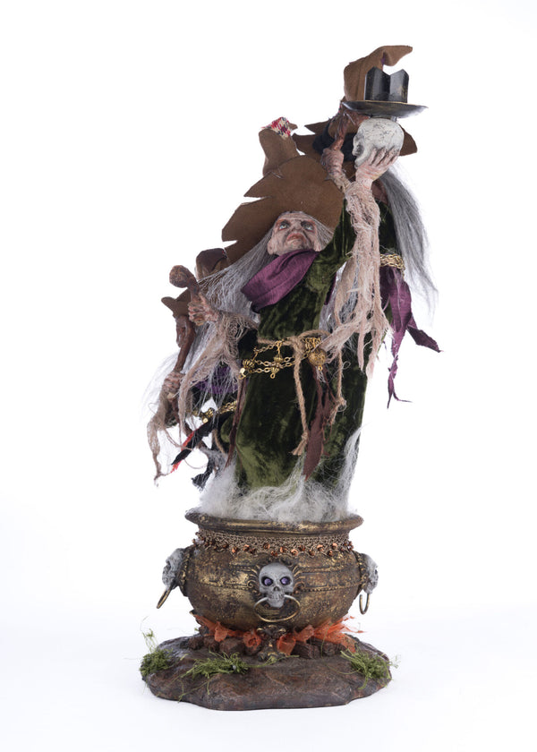 Broomstick Acres Witches Candle Holder