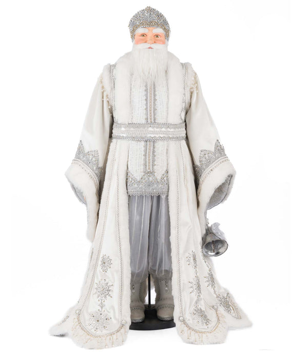 Silver Bells Santa Doll