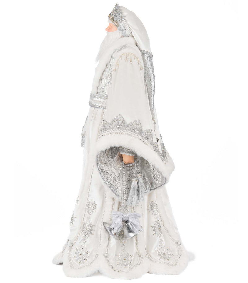 Silver Bells Santa Doll