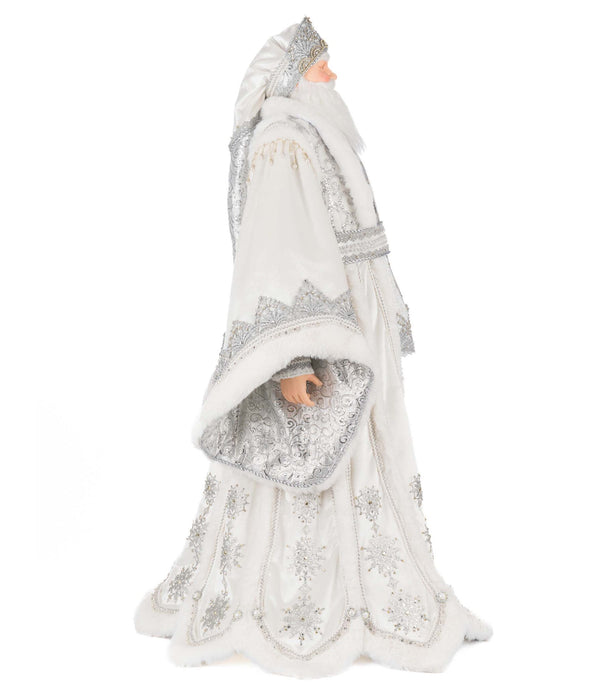 Silver Bells Santa Doll