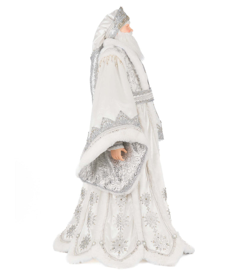 Silver Bells Santa Doll