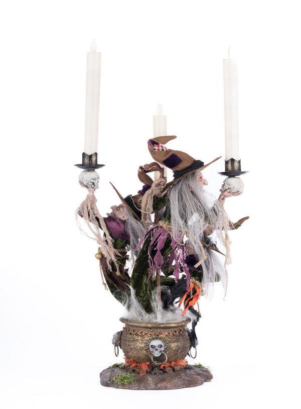 Broomstick Acres Witches Candle Holder image 8
