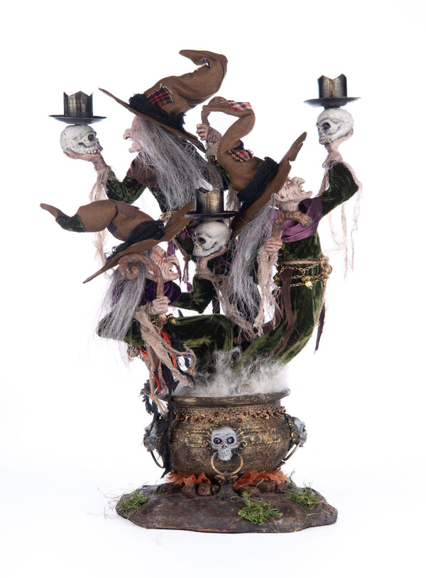 Broomstick Acres Witches Candle Holder image 0