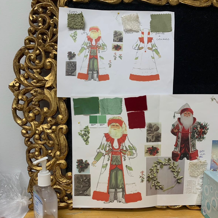 Mistletoe Magic Santa Creative Process