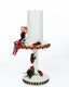 Tiny Alice Pillar Candle - Red image 1