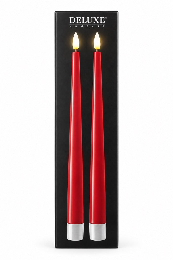 Deluxe Homeart LED Candle Set of 2