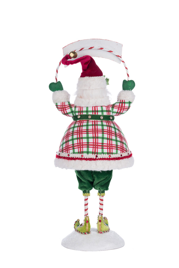 Silly Santa With Sign image 2