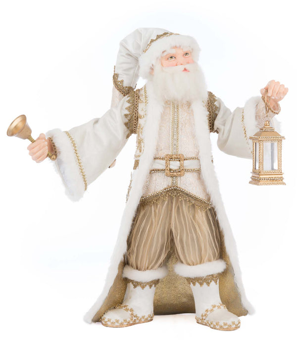 Golden Leaf Santa Tabletop image 0
