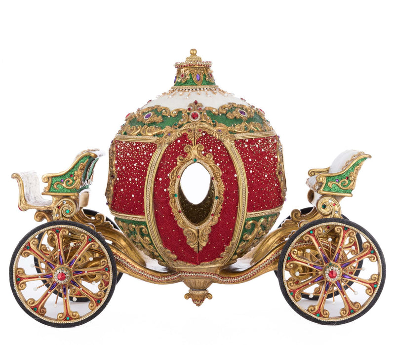 Christmas Ball Ornament Carriage image 2