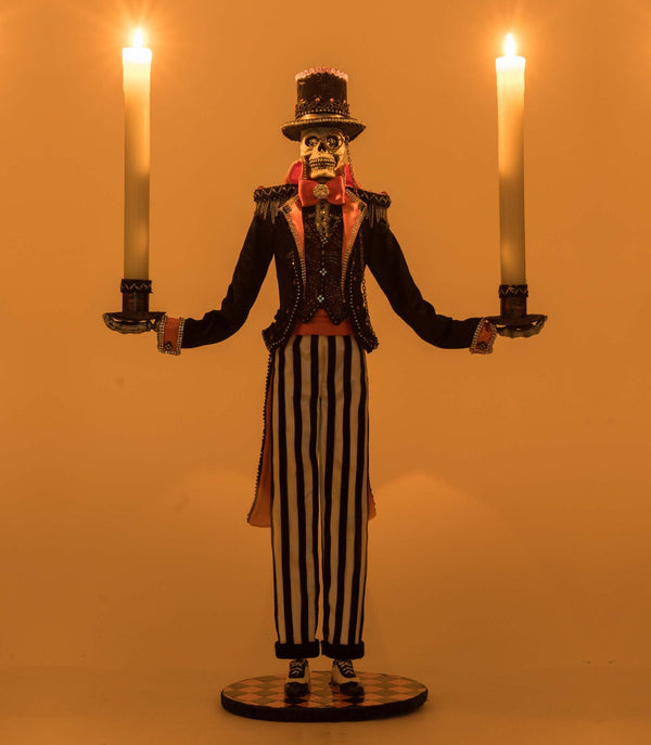 Macabre Skeleton Candelabra image 2