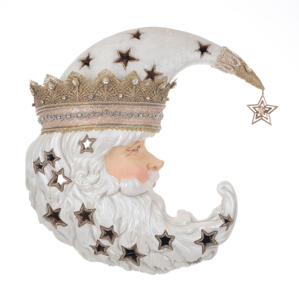 Celestial Santa Wall Mask with Lights