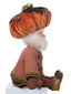 Harvest Pumpkin Hat Ledge Sitter