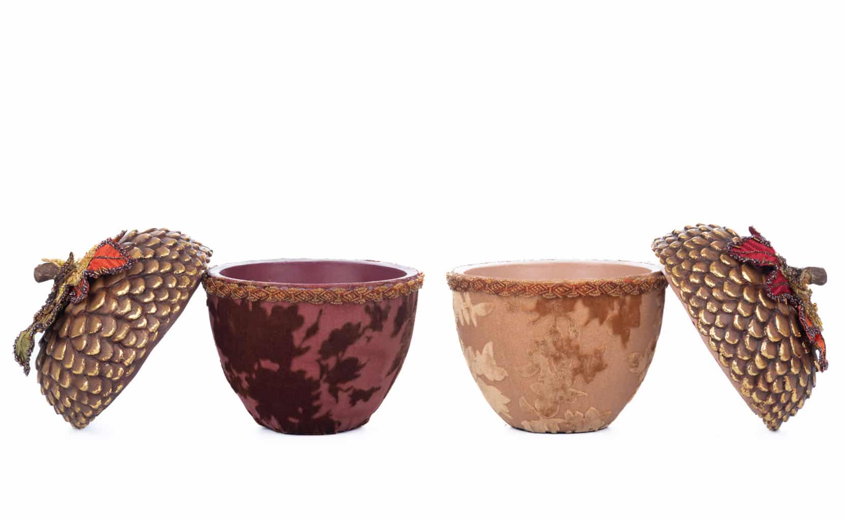 Katherine's Collection Acorn Containers