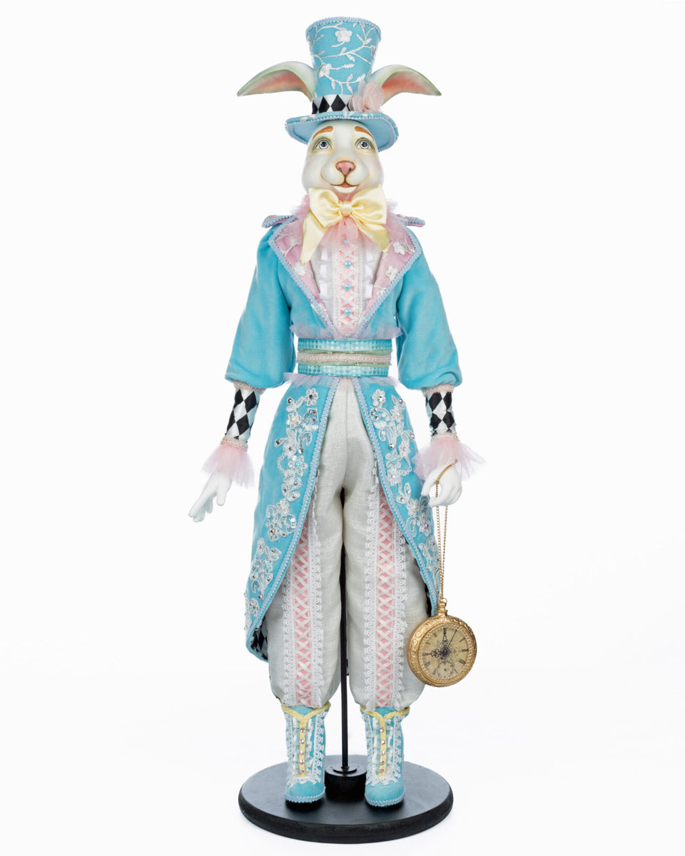 White Rabbit Doll 32-Inch