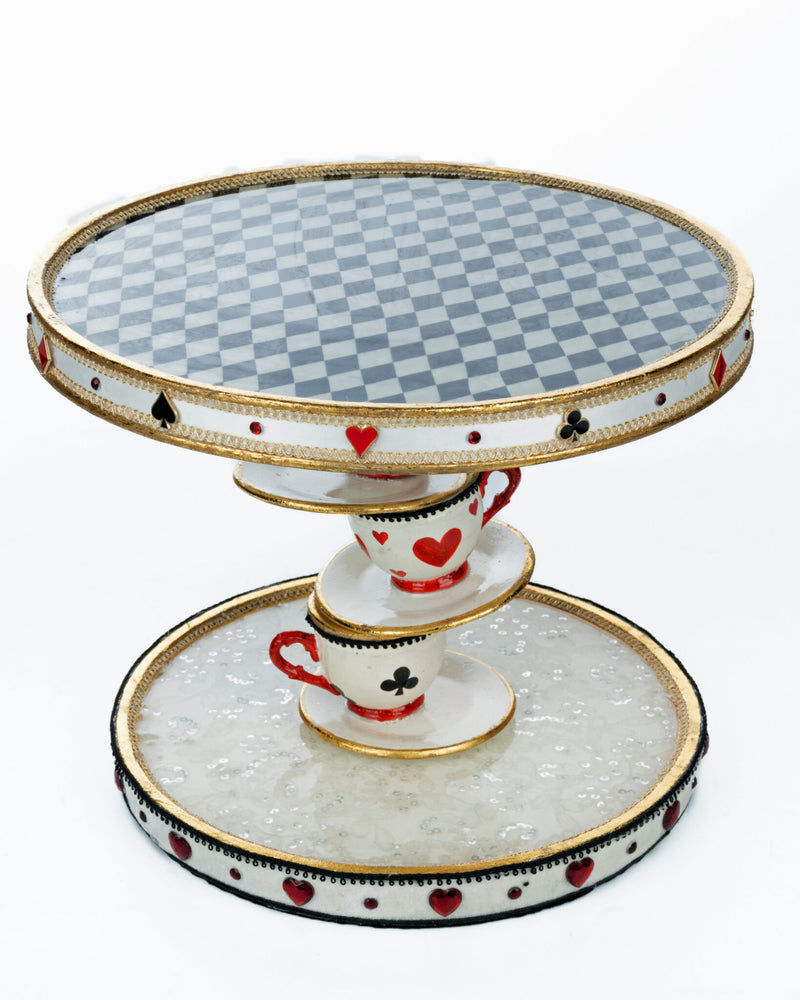 Topsy Turvy Teacup Cake Plate