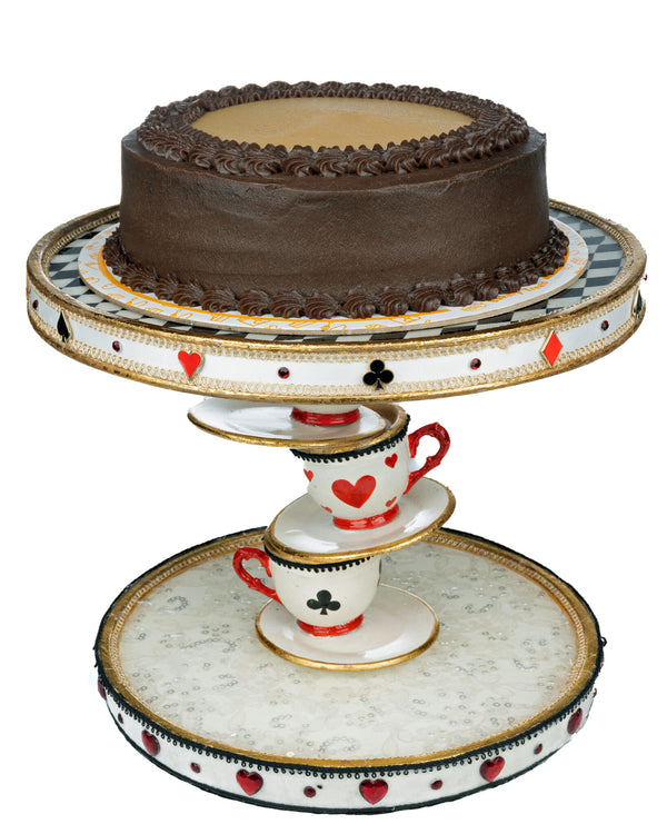 Topsy Turvy Teacup Cake Plate