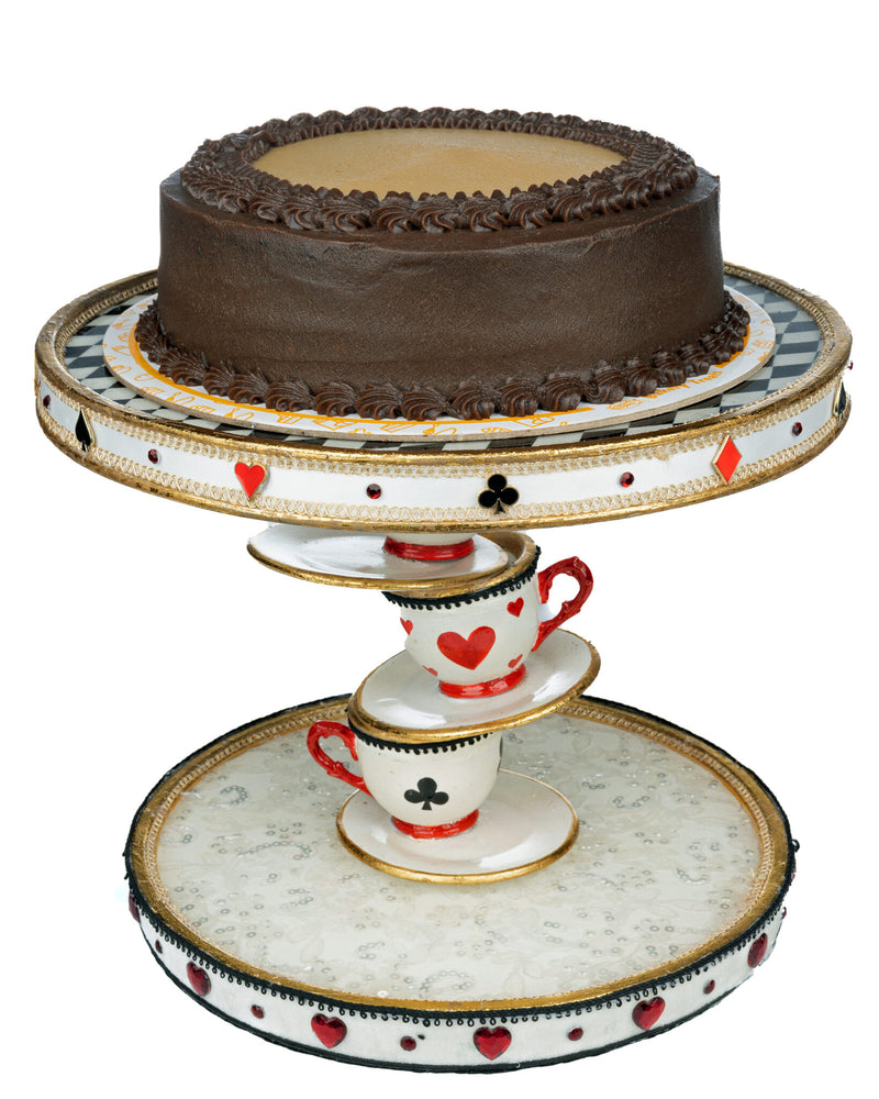 Topsy Turvy Teacup Cake Plate