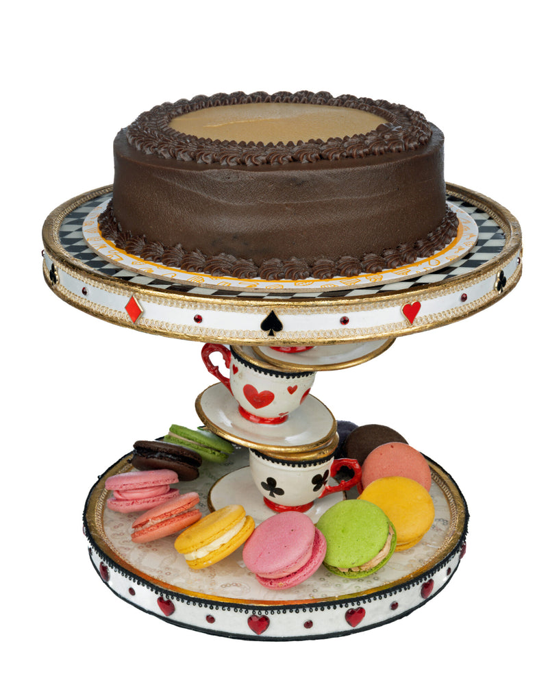 Topsy Turvy Teacup Cake Plate