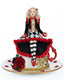 Alice on Teacup - Red