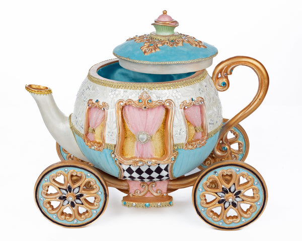 Teapot Carriage Candy Bowl