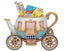 Teapot Carriage Candy Bowl