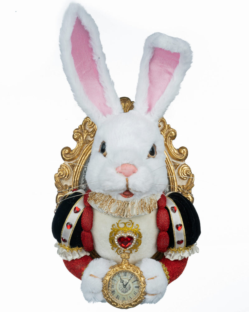 White Rabbit Door Knocker - Red