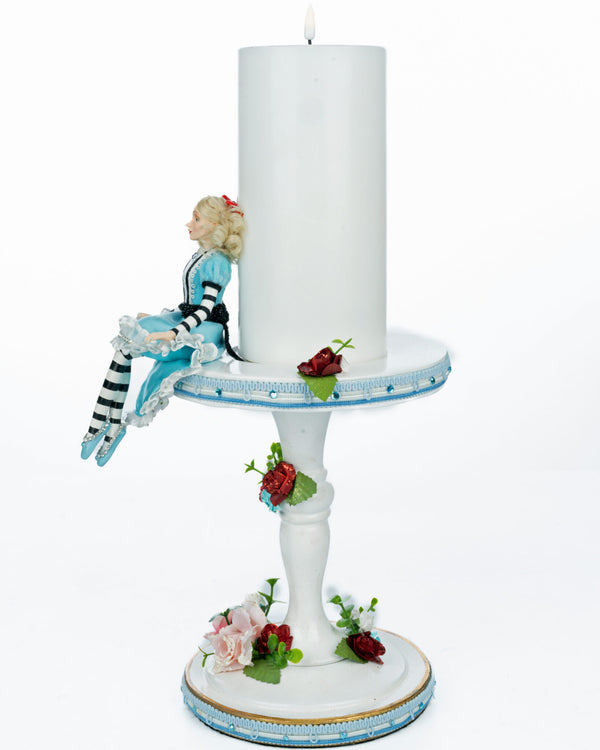 Tiny Alice Pillar Candle - Pastel