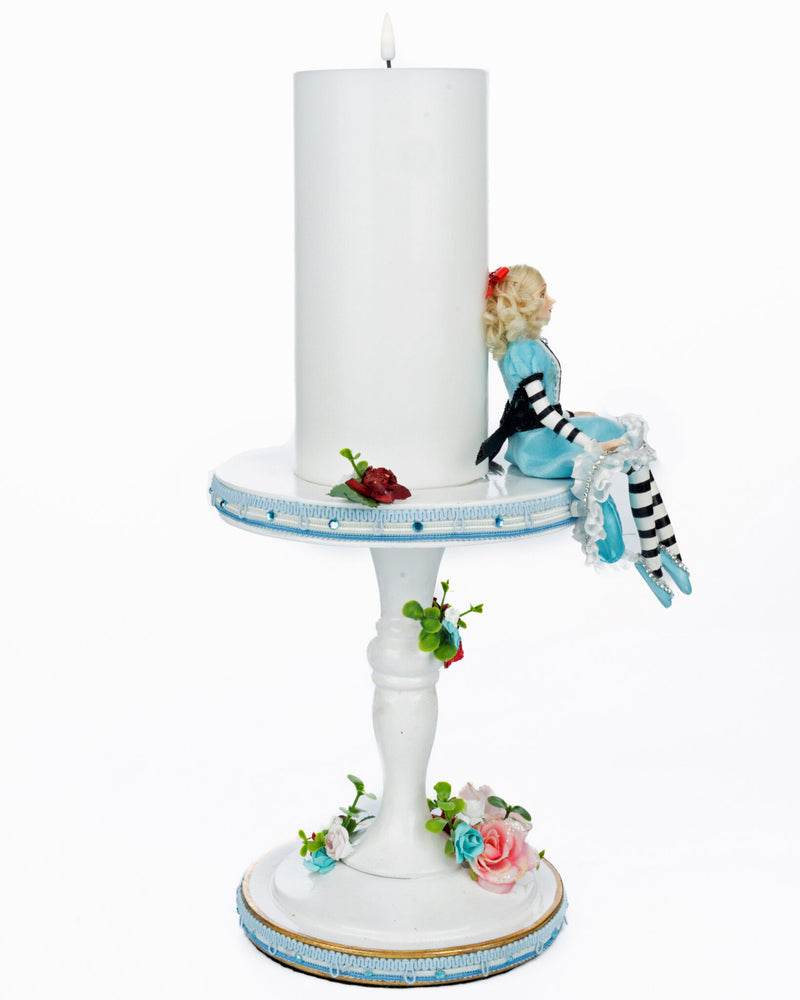 Tiny Alice Pillar Candle - Pastel