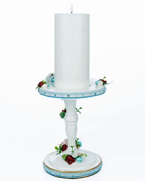 Tiny Alice Pillar Candle - Pastel