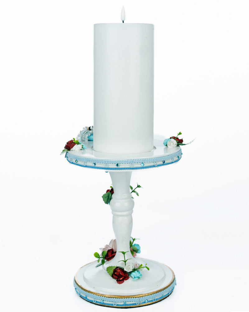 Tiny Alice Pillar Candle - Pastel