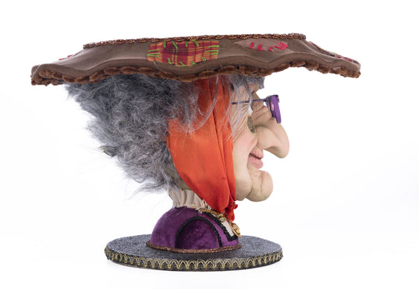 Witch Head Cake Plate