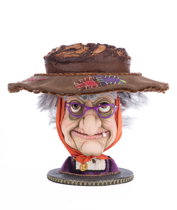 Witch Head Cake Plate
