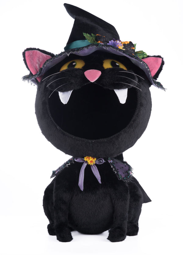 Black Cat Candy Container