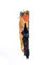 Pumpkin Moon Witch Wall Piece  or Tabletop