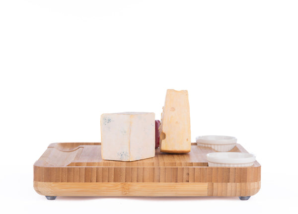 Creepy Cheeses On Charcuterie Board With Knife Set