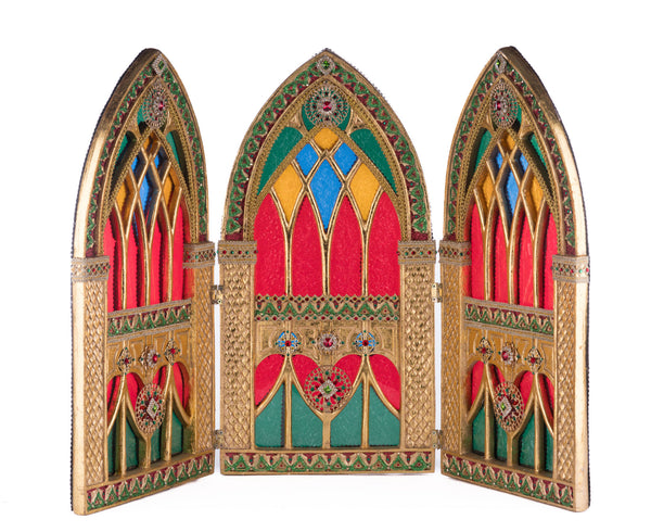 Christmas Castle Triptych