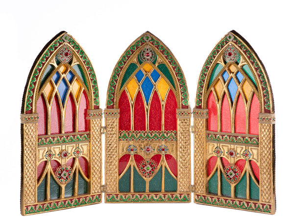 Christmas Castle Triptych
