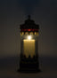 Christmas Castle Hurricane Candle Holder Tabletop