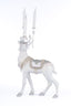 Crystal Christmas Standing Deer Candleholder