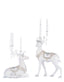 Crystal Christmas Sitting Deer Candle Holder
