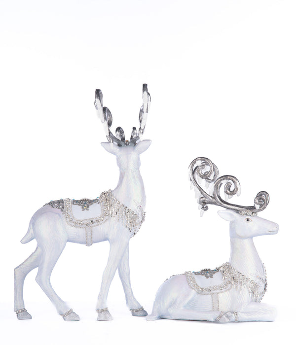 Crystal Christmas Deer Assortment of 2