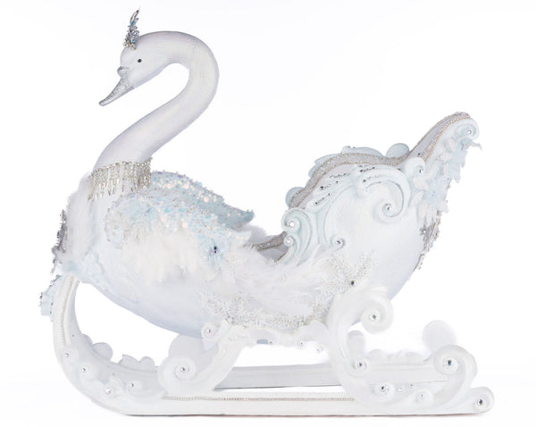 Dazzling Swan Sleigh