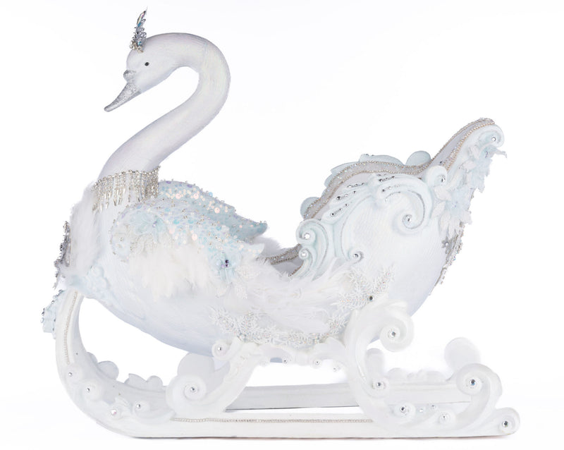 Dazzling Swan Sleigh