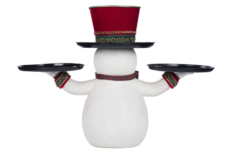 Holiday Magic Snowman Serving Piece