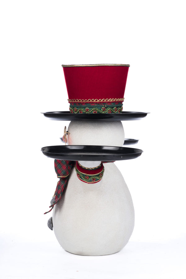 Holiday Magic Snowman Serving Piece