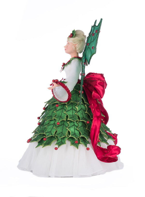Holly Berry Fairy Tree Topper