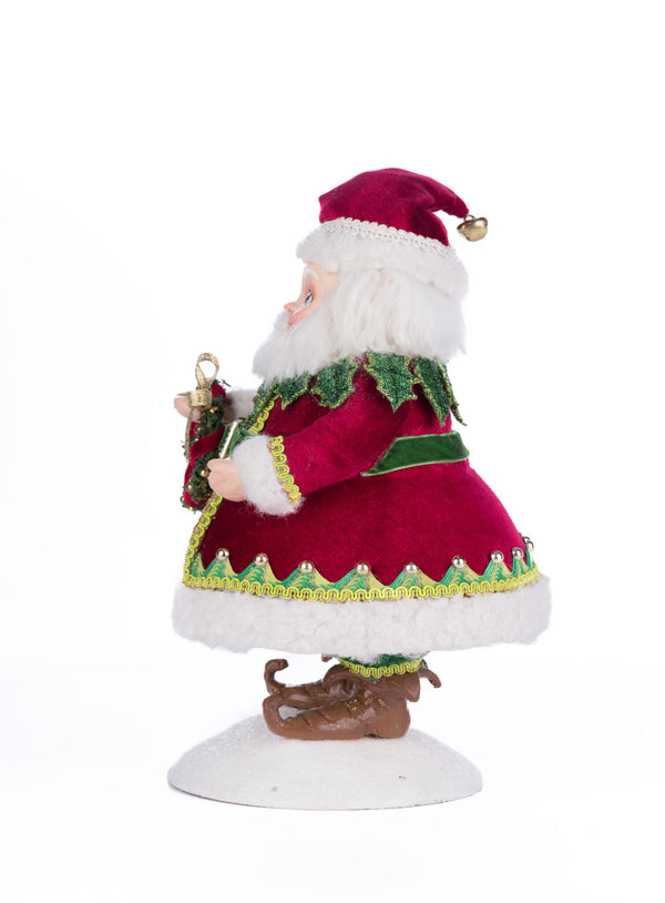 Silly Santa With Wreath