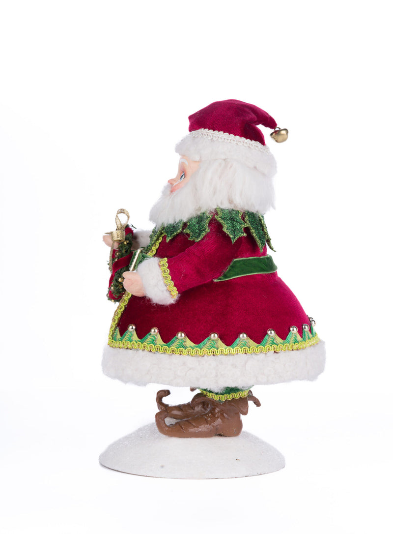 Silly Santa With Wreath
