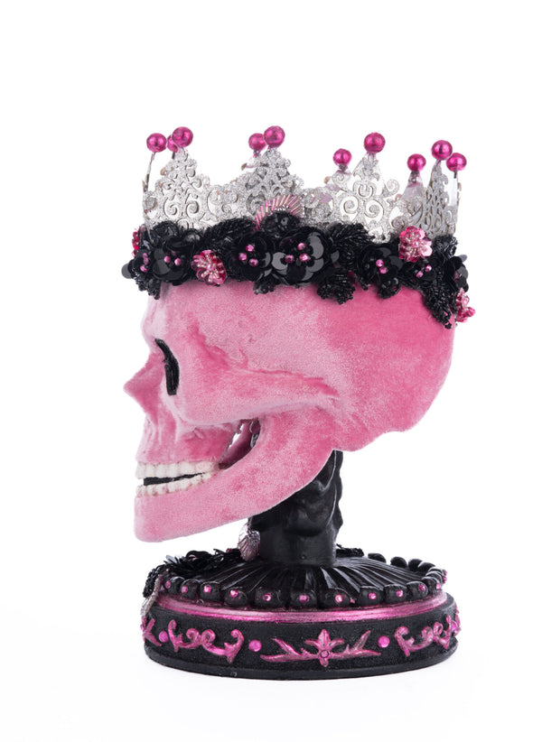 Pink Panic Skull Trinket Box