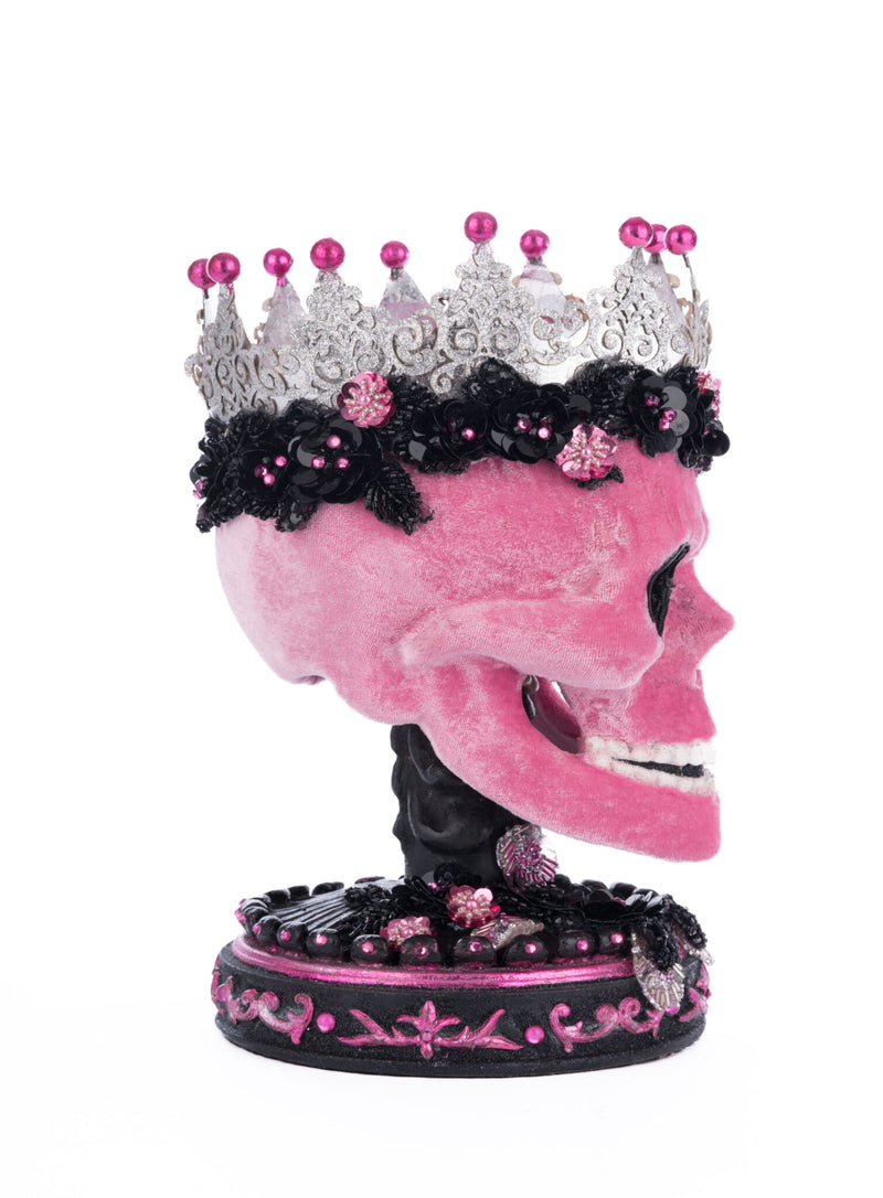 Pink Panic Skull Trinket Box